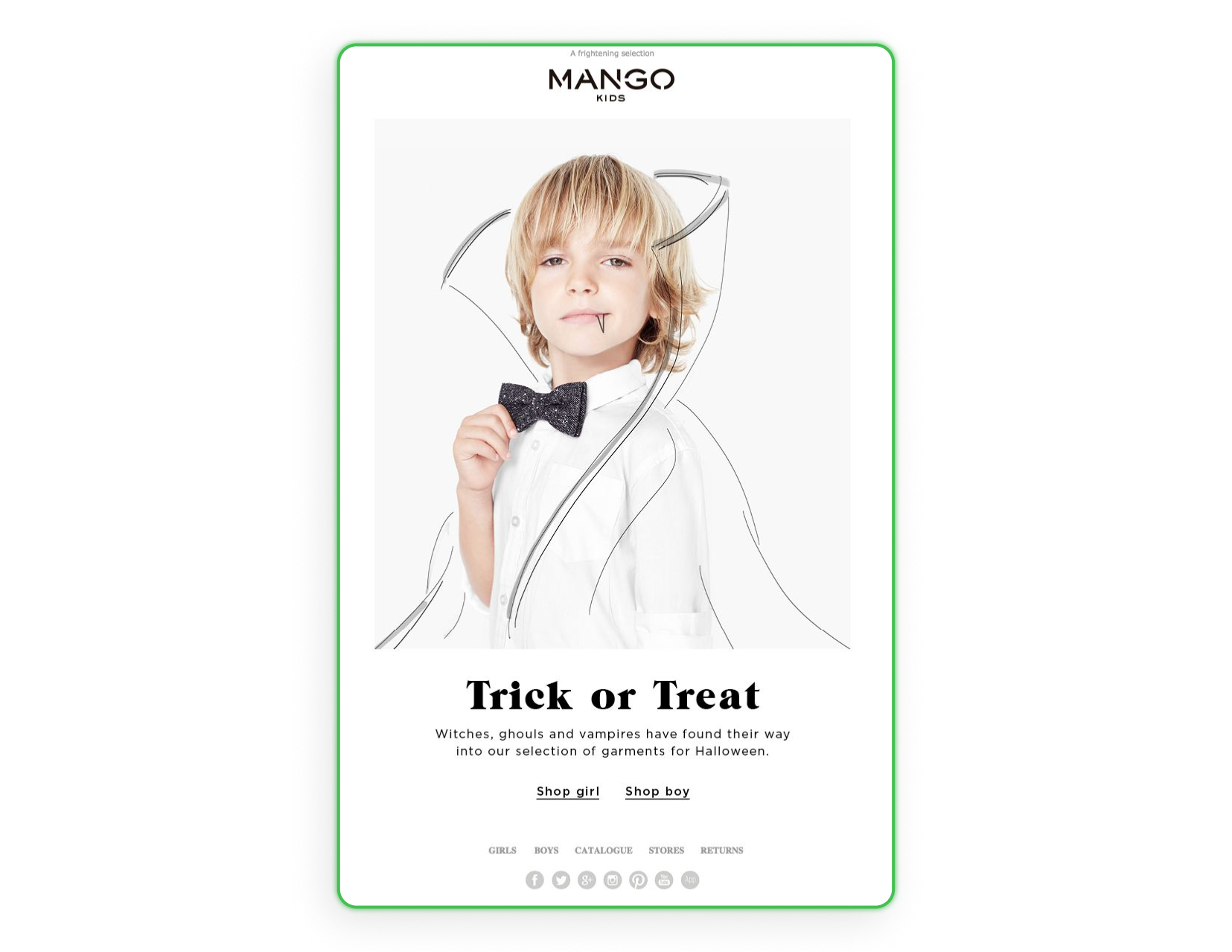 Mango Halloween mailing