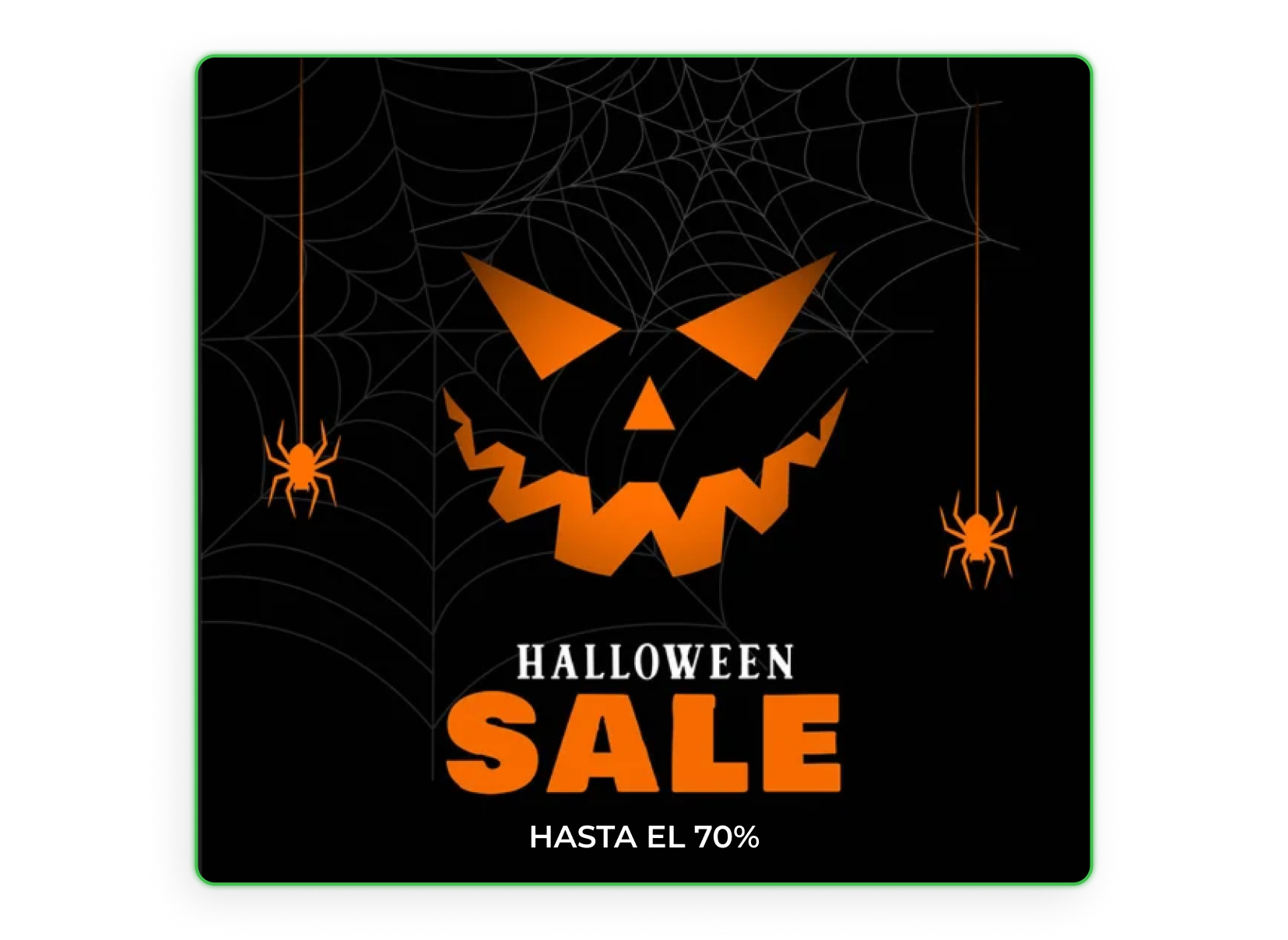 Imagen de ejemplo de promoción para Halloween