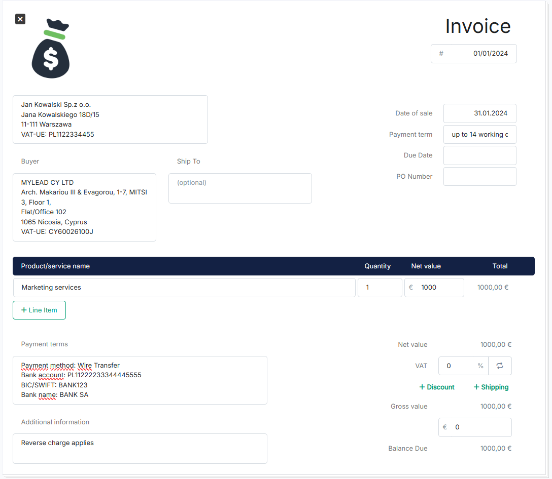 Rozliczenie dochodów z afiliacji dla podatników prowadzących działalność gospodarczą (B2B)