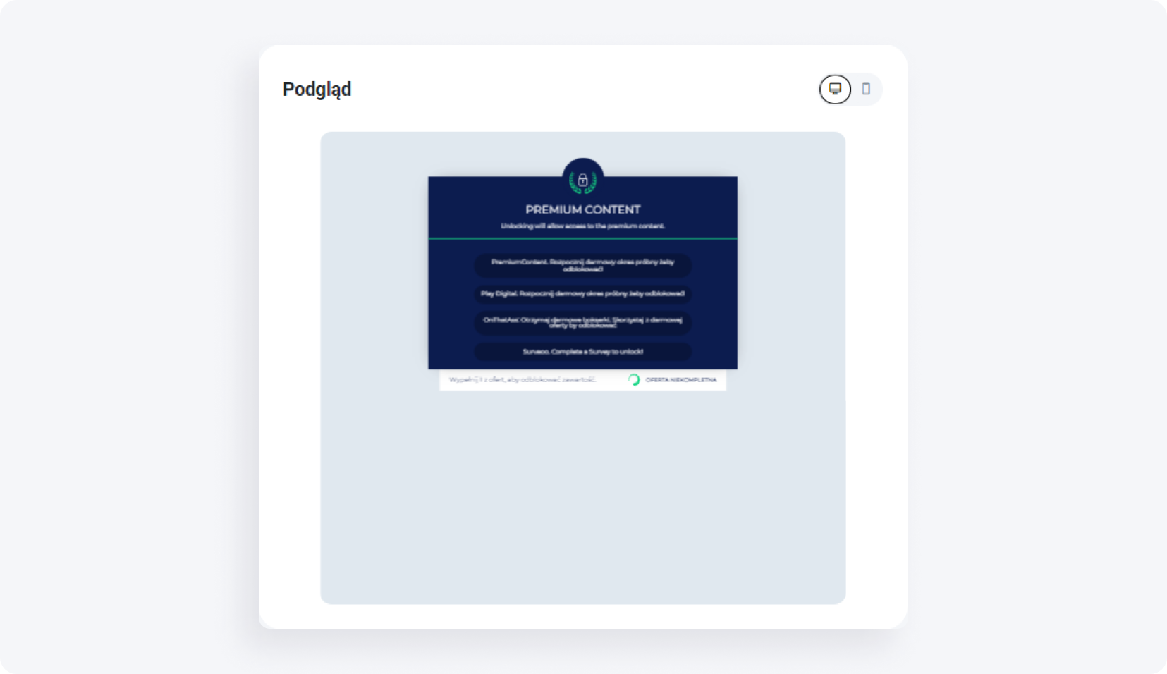 jak skonfigurować locker?