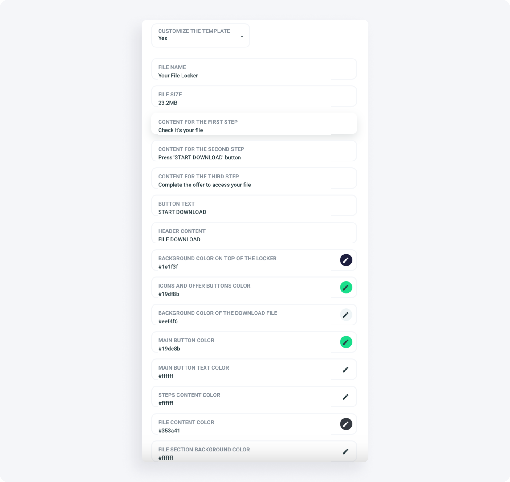 How to set up content locker