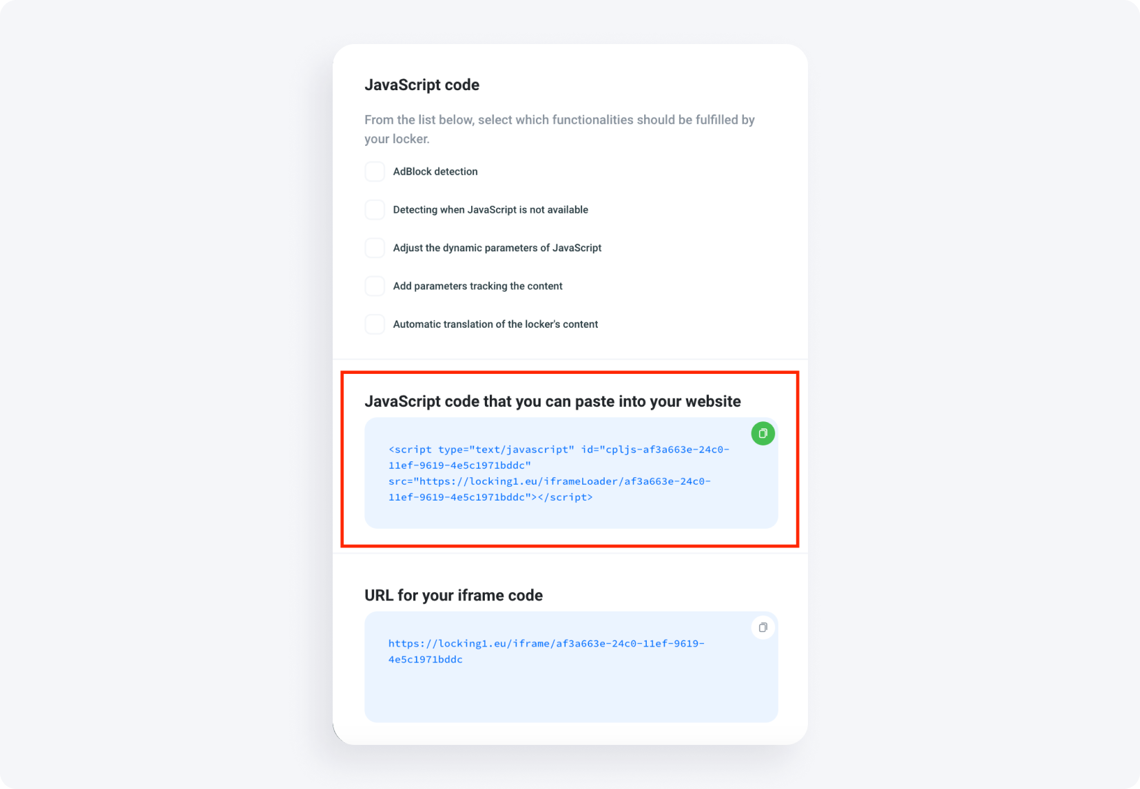 How to install content lockers? Guide