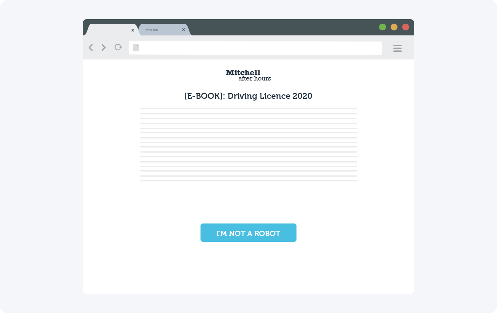 Content Locker and blocked article on a blog