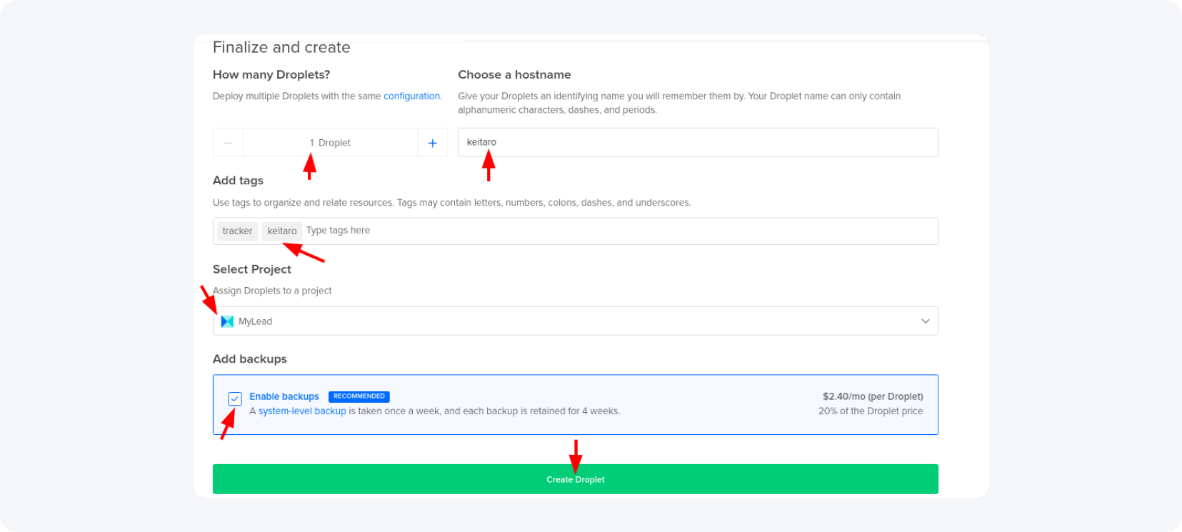 how to set up a tracker?