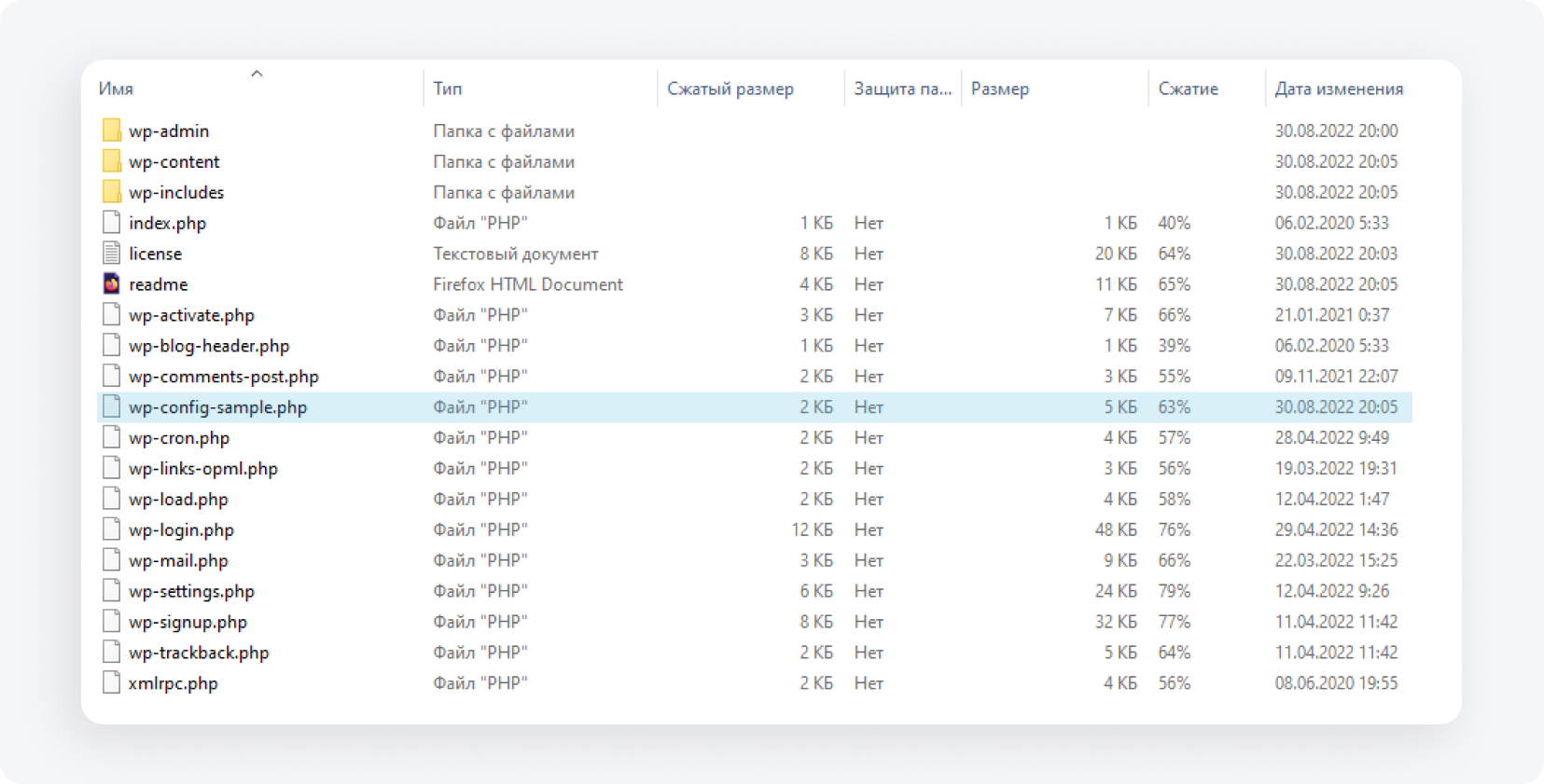 скопируй и снова вставь файл wp-config.php