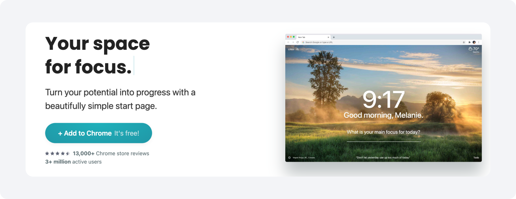 Chrome extension for publishers - Momentum