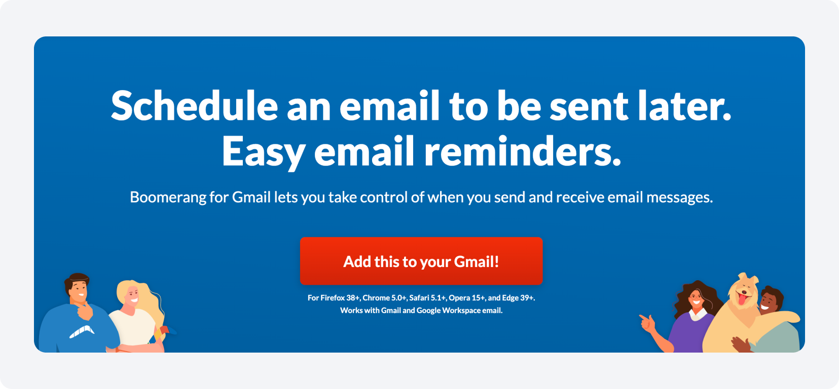 Chrome extension for publishers - Boomerang