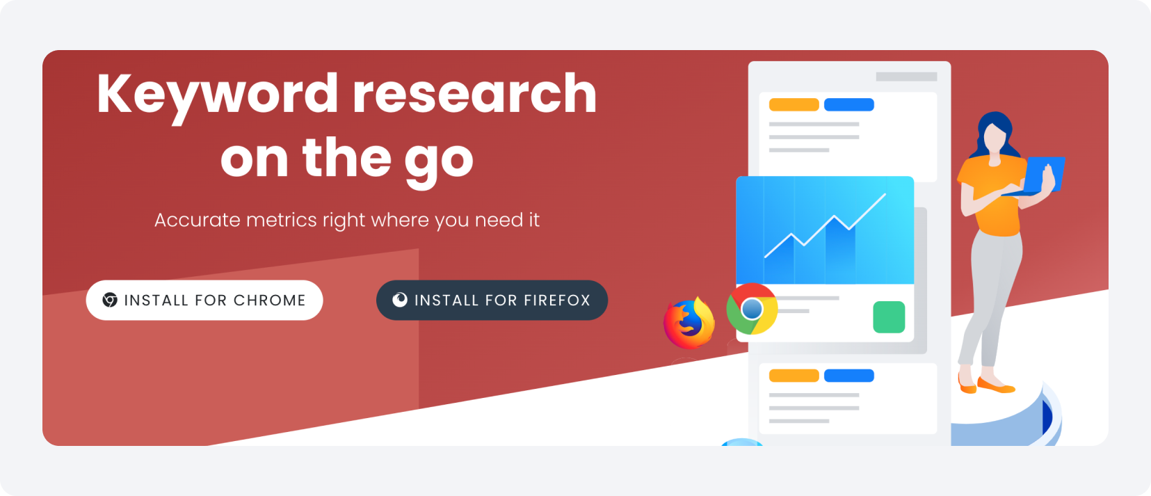 Chrome extension for publishers - KeywordsEverywhere