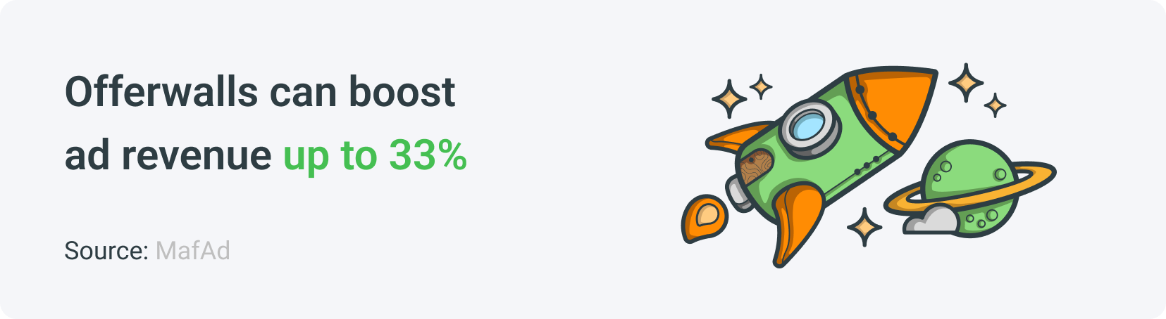 Apps monetization boost stats with Offerwall