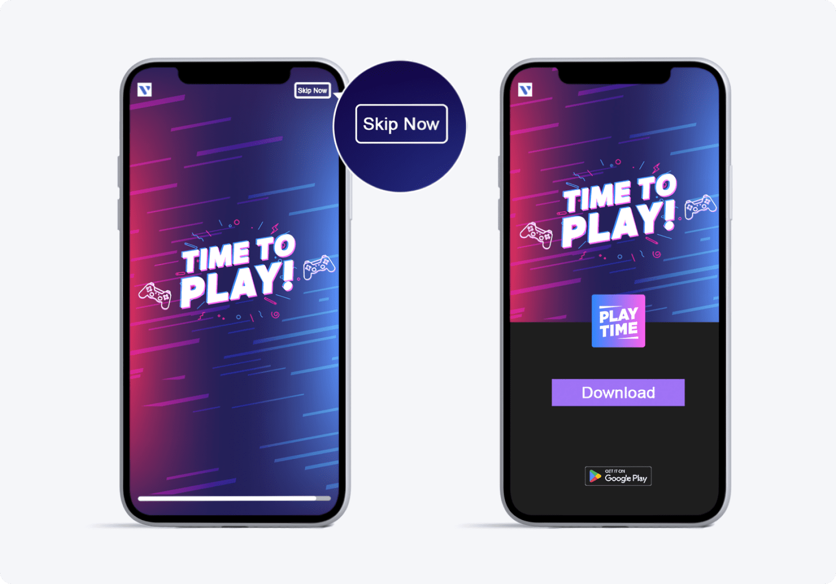 Fullscreen advertisements