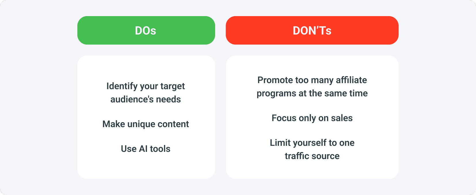 How to be a successful affiliate marketer