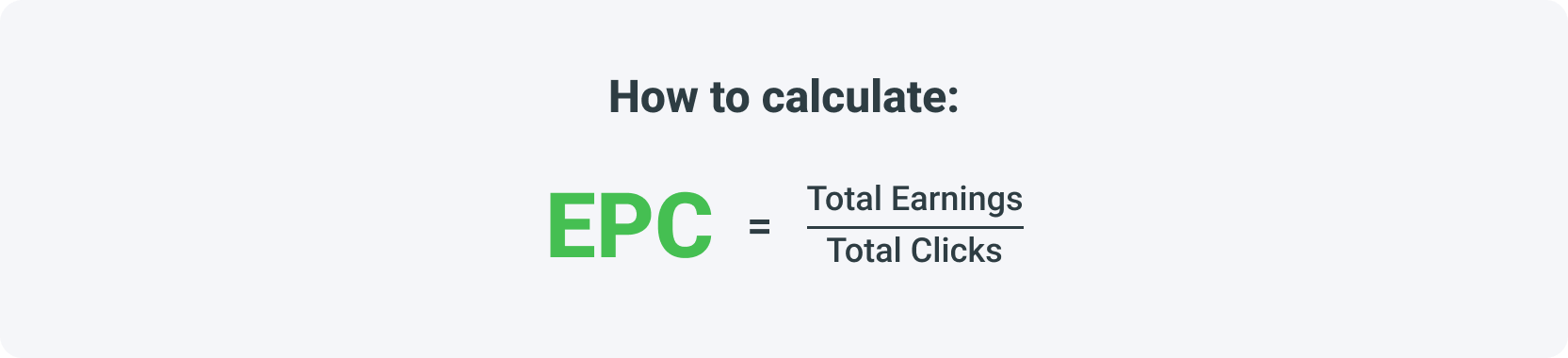 Key metrics every affiliate marketer should know - EPC