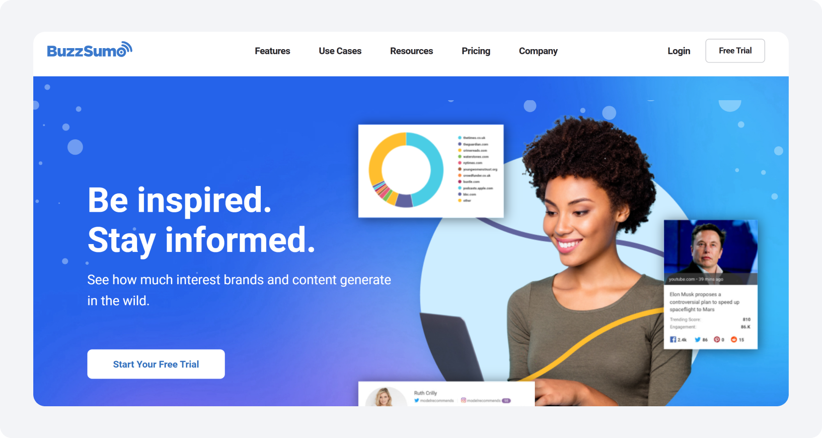 Chrome расширение для арбитражников - BuzzSumo