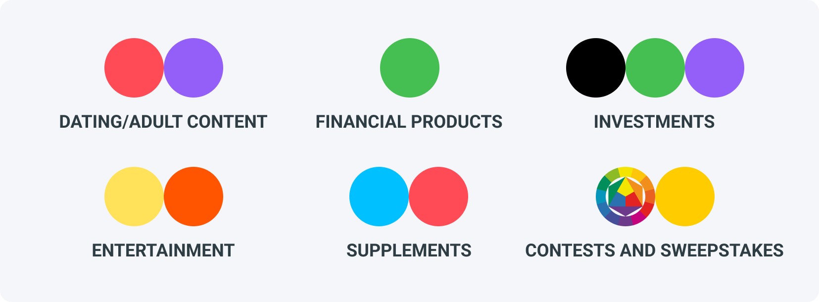 The colors in affiliate marketing