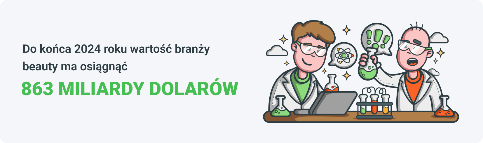 Do końca 2024 roku wartość branży beauty ma osiągnąć 863 miliardy dolarów