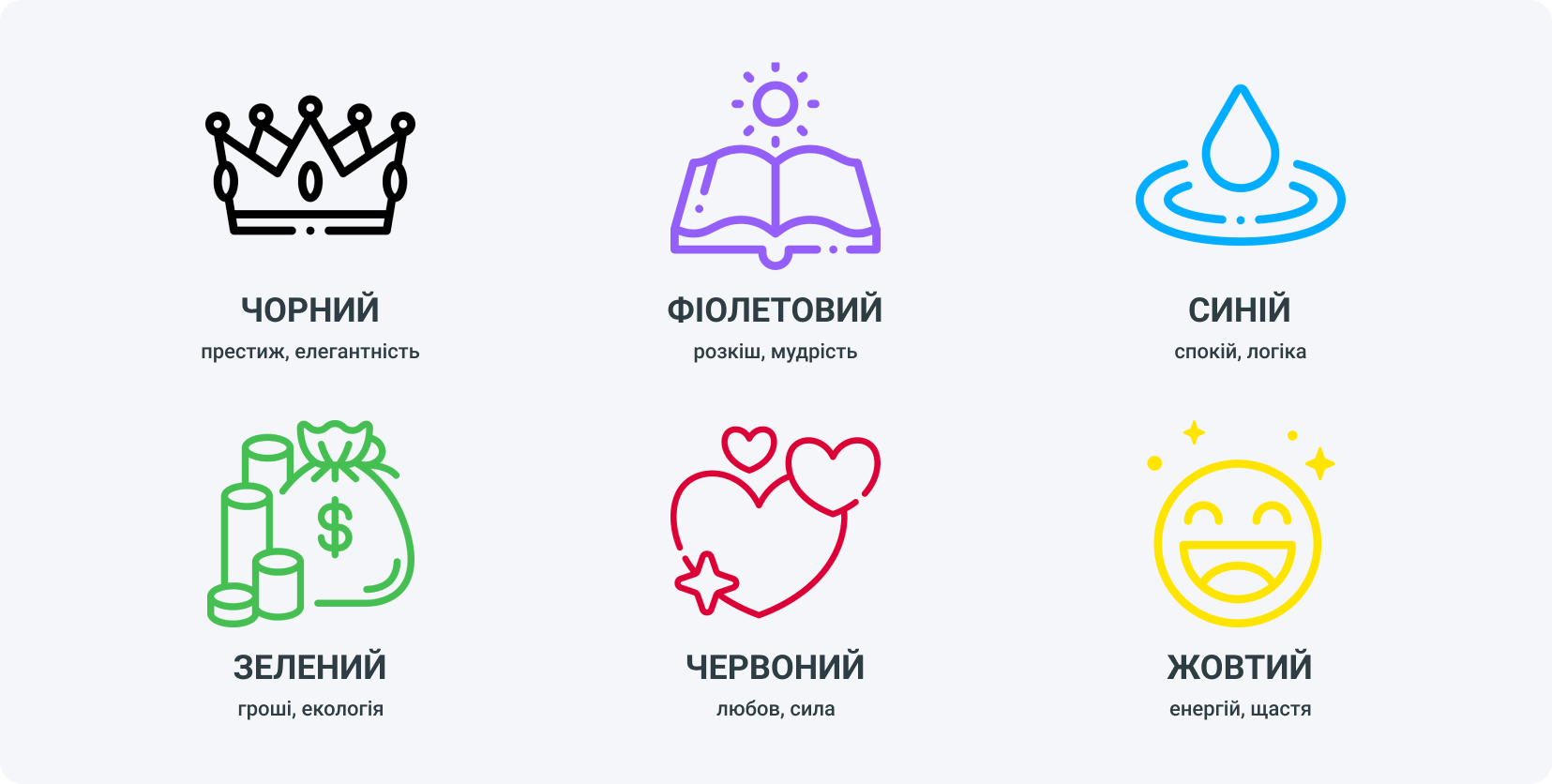 Наші вподобання кольорів змінюються з роками