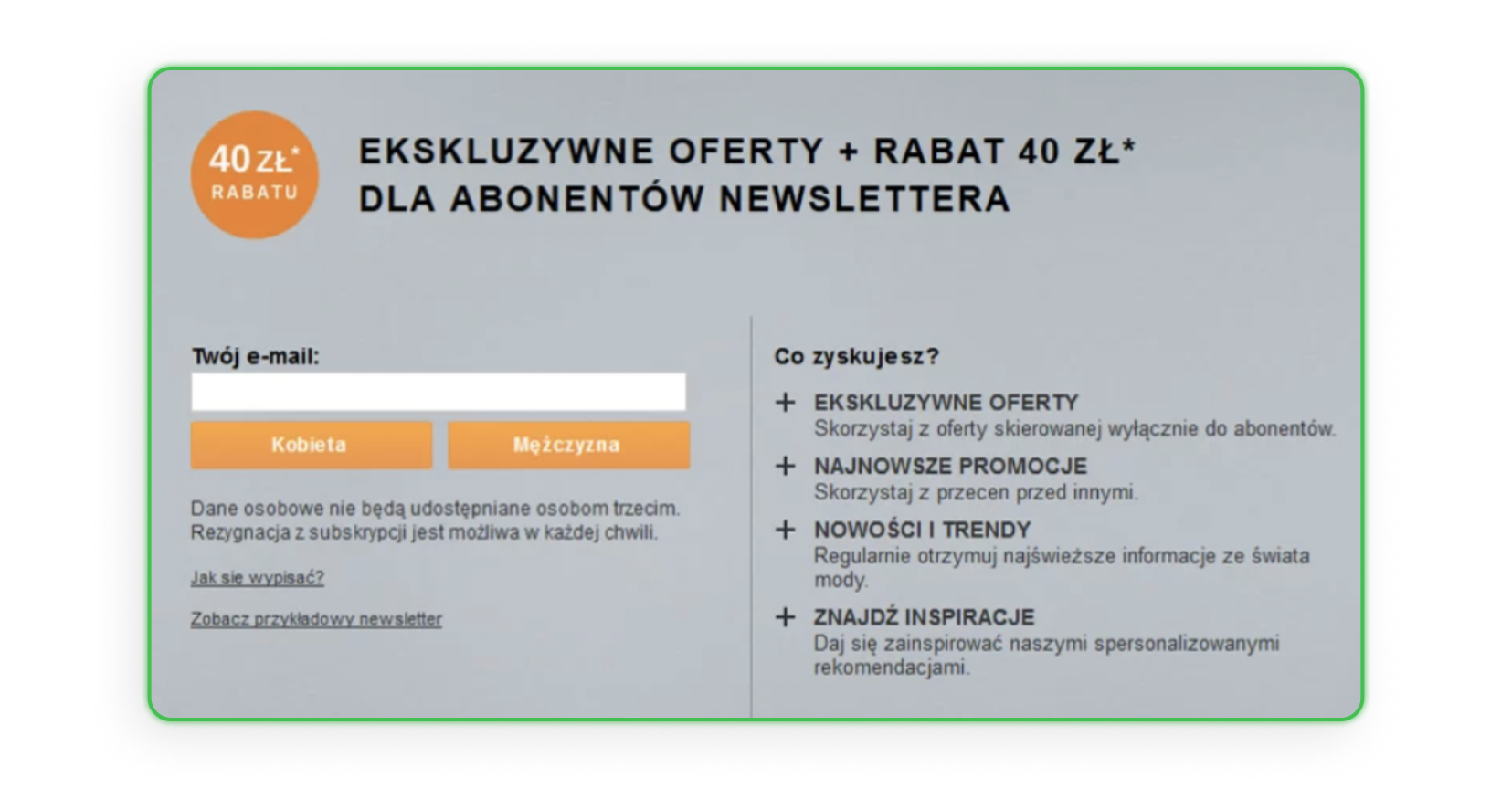 Prawo podobieństwa to jeden z trików używanych podczas tworzenia landing page’a