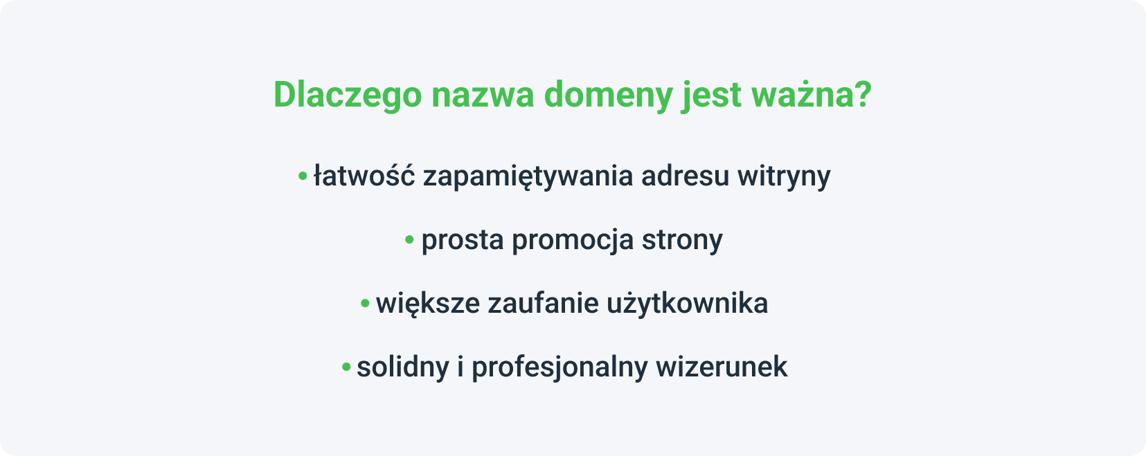 dlaczego nazwa domeny jest ważna