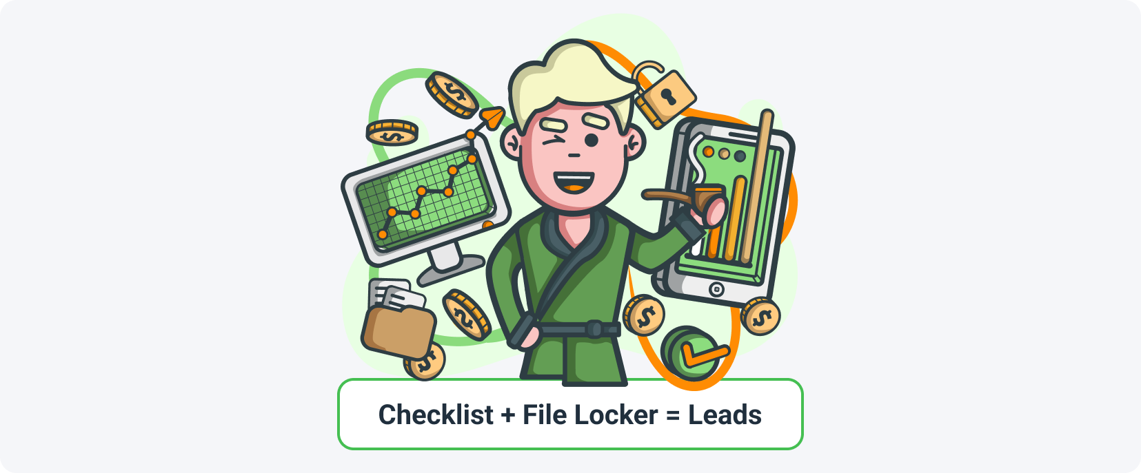 Checklist and File Locker are the key to getting leads