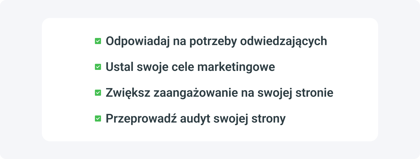 Głównym sposobem na zwiększenie jakości ruchu w marketingu afiliacyjnym to odpowiadanie na potrzeby odwiedzających, ustalenie swoich celi, zwiększenie zaangażowania i przeprowadzenie audytu strony.